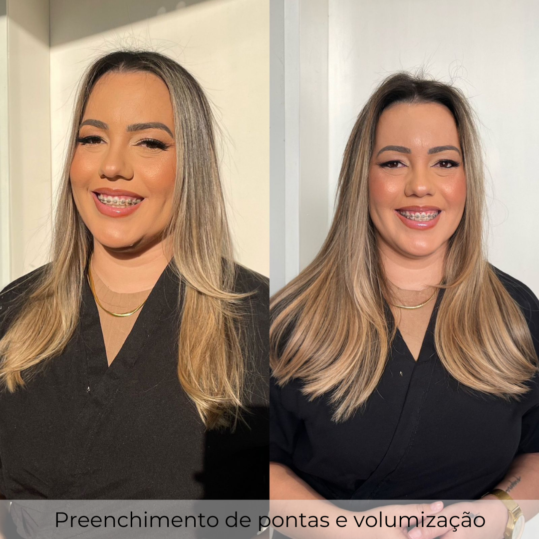 Preenchimento de pontas e volumização